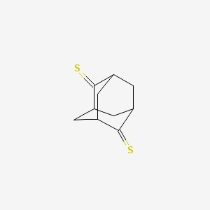 molecular formula C10H12S2 B15414139 Adamantane-2,6-dithione 