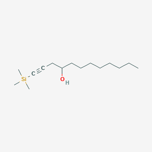 molecular formula C15H30OSi B15414261 1-Dodecyn-4-ol, 1-(trimethylsilyl)- CAS No. 168336-43-4