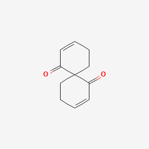 molecular formula C11H12O2 B15414274 Spiro[5.5]undeca-2,8-diene-1,7-dione CAS No. 405141-43-7