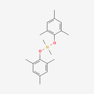 molecular formula C20H28O2Si B15414297 Dimethylbis(2,4,6-trimethylphenoxy)silane CAS No. 183578-18-9
