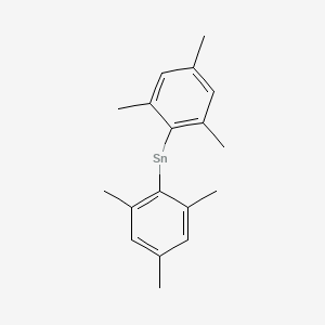 molecular formula C18H22Sn B15414406 Bis(2,4,6-trimethylphenyl)stannane CAS No. 425613-21-4