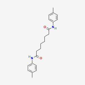 molecular formula C22H28N2O2 B15414443 N,N'-bis(4-methylphenyl)octanediamide CAS No. 168832-50-6