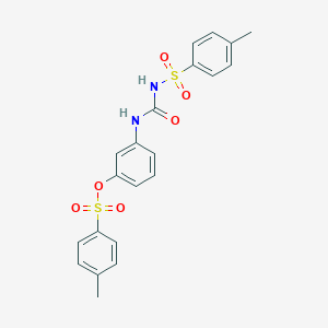 molecular formula C21H20N2O6S2 B154146 3-(3-Tosylureido)phenyl p-toluenesulfonate CAS No. 232938-43-1