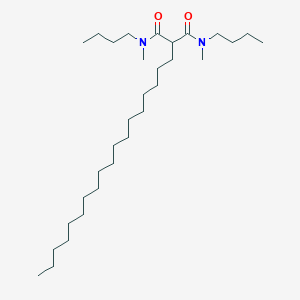 molecular formula C31H62N2O2 B15414648 N~1~,N~3~-Dibutyl-N~1~,N~3~-dimethyl-2-octadecylpropanediamide CAS No. 188658-53-9
