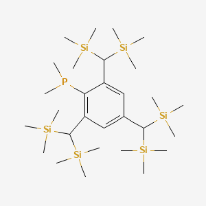 molecular formula C29H65PSi6 B15414675 Phosphine, dimethyl[2,4,6-tris[bis(trimethylsilyl)methyl]phenyl]- CAS No. 404568-13-4