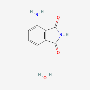 molecular formula C8H8N2O3 B15414720 4-Aminoisoindole-1,3-dione;hydrate CAS No. 161534-76-5
