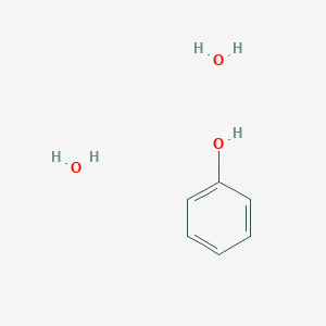 molecular formula C6H10O3 B15414810 Water-phenol-water CAS No. 152753-11-2
