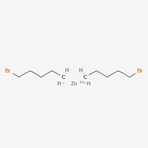 molecular formula C10H20Br2Zn B15414830 Zinc, bis(5-bromopentyl)- CAS No. 164145-46-4