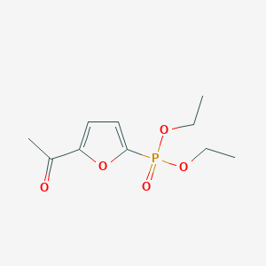 molecular formula C10H15O5P B15414854 Diethyl (5-acetylfuran-2-yl)phosphonate CAS No. 261365-06-4