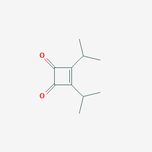 molecular formula C10H14O2 B154149 3,4-Di(propan-2-yl)cyclobut-3-ene-1,2-dione CAS No. 138151-74-3