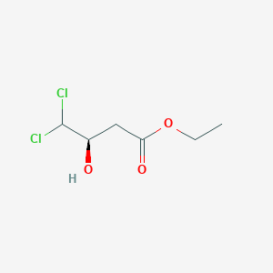molecular formula C6H10Cl2O3 B15414955 ethyl (3R)-4,4-dichloro-3-hydroxybutanoate CAS No. 166896-26-0