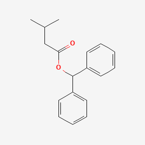 molecular formula C18H20O2 B15415112 Diphenylmethyl 3-methylbutanoate CAS No. 141235-52-1