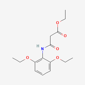molecular formula C15H21NO5 B15415175 Ethyl 3-(2,6-diethoxyanilino)-3-oxopropanoate CAS No. 185332-41-6