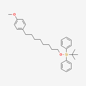 molecular formula C31H42O2Si B15415211 Silane, (1,1-dimethylethyl)[[8-(4-methoxyphenyl)octyl]oxy]diphenyl- CAS No. 139140-57-1