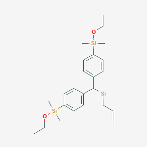 molecular formula C24H36O2Si3 B15415232 CID 78061161 
