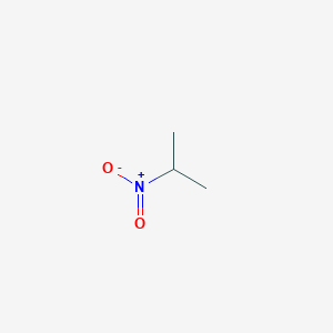 molecular formula C3H7NO2<br>CH3CHNO2CH3<br>C3H7NO2 B154153 2-Nitropropane CAS No. 79-46-9