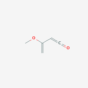 molecular formula C5H6O2 B15415302 3-Methoxybuta-1,3-dien-1-one CAS No. 132178-16-6