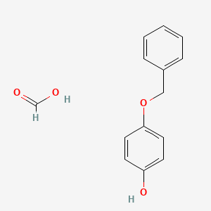 molecular formula C14H14O4 B15415327 Formic acid;4-phenylmethoxyphenol CAS No. 169268-86-4