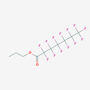 molecular formula C10H7F13O2 B15415517 Propyl perfluoroheptanoate CAS No. 134638-94-1
