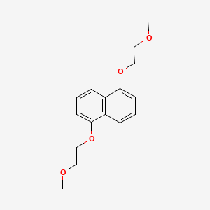 molecular formula C16H20O4 B15415565 1,5-Bis(2-methoxyethoxy)naphthalene CAS No. 164932-88-1