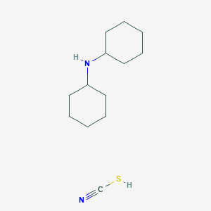 molecular formula C13H24N2S B15415583 N-cyclohexylcyclohexanamine;thiocyanic acid CAS No. 139775-84-1