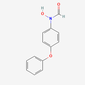 molecular formula C13H11NO3 B15415619 N-Hydroxy-N-(4-phenoxyphenyl)formamide CAS No. 165550-82-3