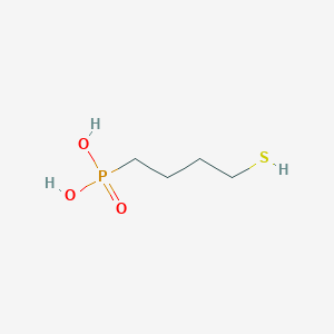 molecular formula C4H11O3PS B15415770 4-Mercaptobutylphosphonic acid CAS No. 135865-74-6