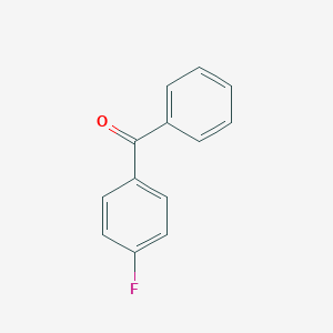 molecular formula C13H9FO B154158 4-氟基苯甲酮 CAS No. 345-83-5
