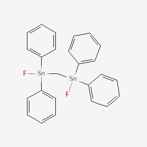 molecular formula C25H22F2Sn2 B15415825 Methylenebis[fluoro(diphenyl)stannane] CAS No. 164527-15-5