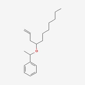 molecular formula C19H30O B15415870 Benzene, [1-[[1-(2-propenyl)octyl]oxy]ethyl]- CAS No. 183503-77-7