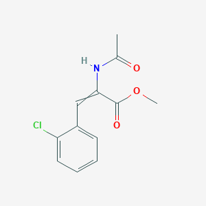 molecular formula C12H12ClNO3 B15416164 Methyl 2-acetamido-3-(2-chlorophenyl)prop-2-enoate CAS No. 132165-60-7