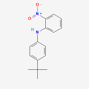 molecular formula C16H18N2O2 B15416220 Benzenamine, N-[4-(1,1-dimethylethyl)phenyl]-2-nitro- CAS No. 188844-98-6