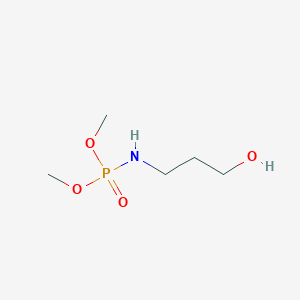 molecular formula C5H14NO4P B15416233 Dimethyl N-(3-hydroxypropyl)phosphoramidate CAS No. 140687-71-4