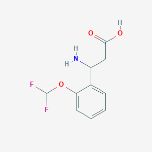 3-amino-3-[2-(difluoromethoxy)phenyl]propanoic Acid