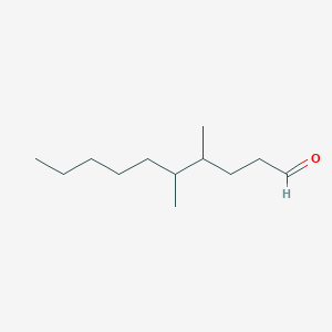 molecular formula C12H24O B15416300 4,5-Dimethyldecanal CAS No. 141623-09-8