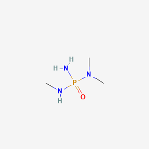 molecular formula C3H12N3OP B15416451 N-(Amino(dimethylamino)phosphoryl)methanamine CAS No. 150086-75-2