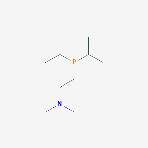 molecular formula C10H24NP B15416501 Ethanamine, 2-[bis(1-methylethyl)phosphino]-N,N-dimethyl- CAS No. 132280-91-2