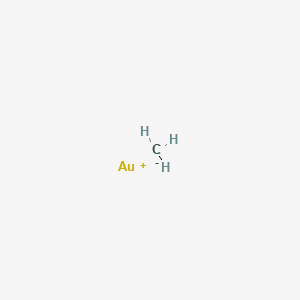 molecular formula CH3Au B15416610 Gold(1+) methanide CAS No. 128444-79-1