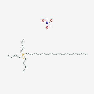 molecular formula C28H60NO3P B15416661 Tributyl(hexadecyl)phosphanium nitrate CAS No. 133480-76-9