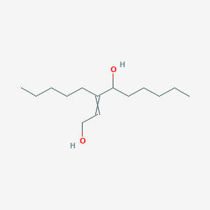 molecular formula C14H28O2 B15416761 3-Pentylnon-2-ene-1,4-diol CAS No. 138149-15-2