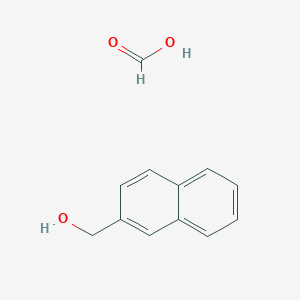 molecular formula C12H12O3 B15416780 Formic acid;naphthalen-2-ylmethanol CAS No. 184636-87-1