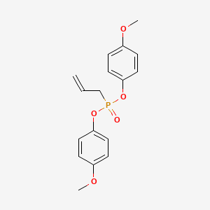 molecular formula C17H19O5P B15416793 Bis(4-methoxyphenyl) prop-2-en-1-ylphosphonate CAS No. 128176-61-4