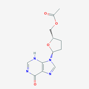 molecular formula C12H14N4O4 B154168 5'-O-Acetyl-2',3'-dideoxyinosine CAS No. 130676-58-3