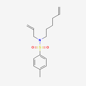 molecular formula C16H23NO2S B15416825 Benzenesulfonamide, N-5-hexenyl-4-methyl-N-2-propenyl- CAS No. 176729-88-7