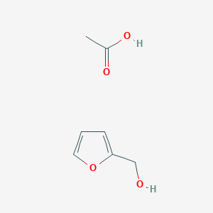 molecular formula C7H10O4 B15417049 Acetic acid;furan-2-ylmethanol CAS No. 134459-16-8