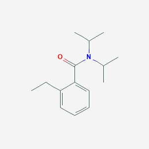 molecular formula C15H23NO B15417064 Benzamide, 2-ethyl-N,N-bis(1-methylethyl)- CAS No. 153184-10-2