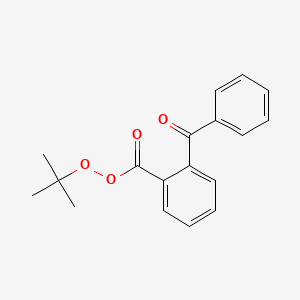 molecular formula C18H18O4 B15417219 tert-Butyl 2-benzoylbenzene-1-carboperoxoate CAS No. 136794-16-6