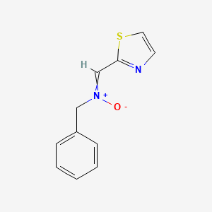 molecular formula C11H10N2OS B15417266 N-Benzyl(1,3-thiazol-2-yl)methanimine N-oxide CAS No. 162365-53-9