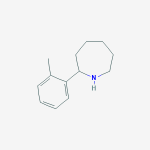 molecular formula C13H19N B154173 2-(2-Methylphenyl)azepane CAS No. 133745-39-8