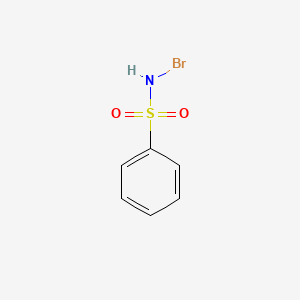 molecular formula C6H6BrNO2S B15417362 N-bromobenzenesulfonamide CAS No. 132367-80-7